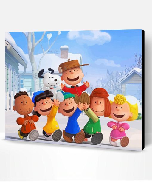 The Peanuts Gang Paint By Number