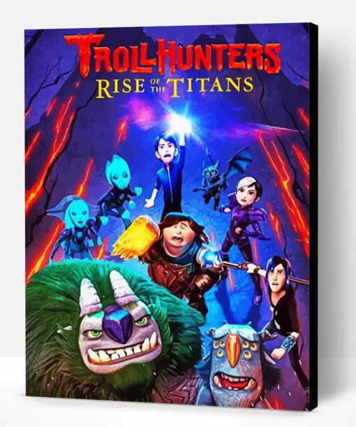 Troll Hunters Rise Of Titans Paint By Number