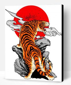 Aesthetic Japanese Tiger Paint By Number