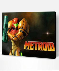 Aesthetic Metroid Illustration Paint By Number