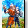 Aesthetic Vegeta And Goku Paint By Number