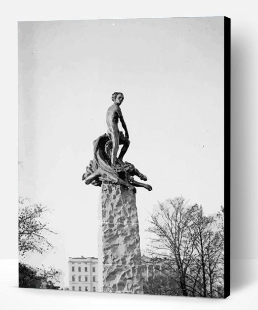 Abel Monument By Gustav Vigeland Paint By Numbers