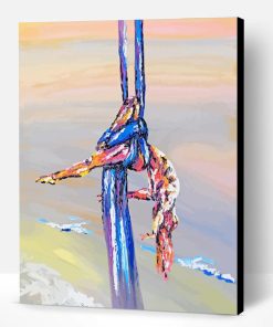 Abstract Aerial Silks Paint By Number