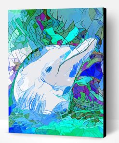 Abstract Dolphin Paint By Number