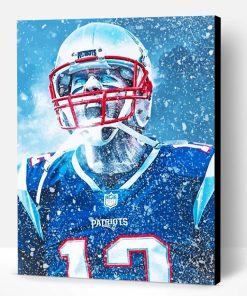 Abstract Tom Brady Paint By Number