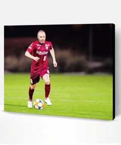 Andres Iniesta Football Player Paint By Number
