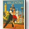 Argentina Travel Poster Paint By Number