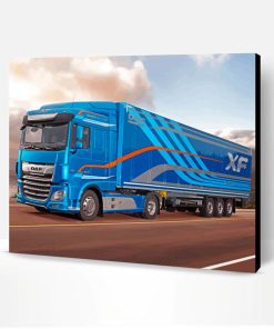 Blue Trucks Daf Paint By Number