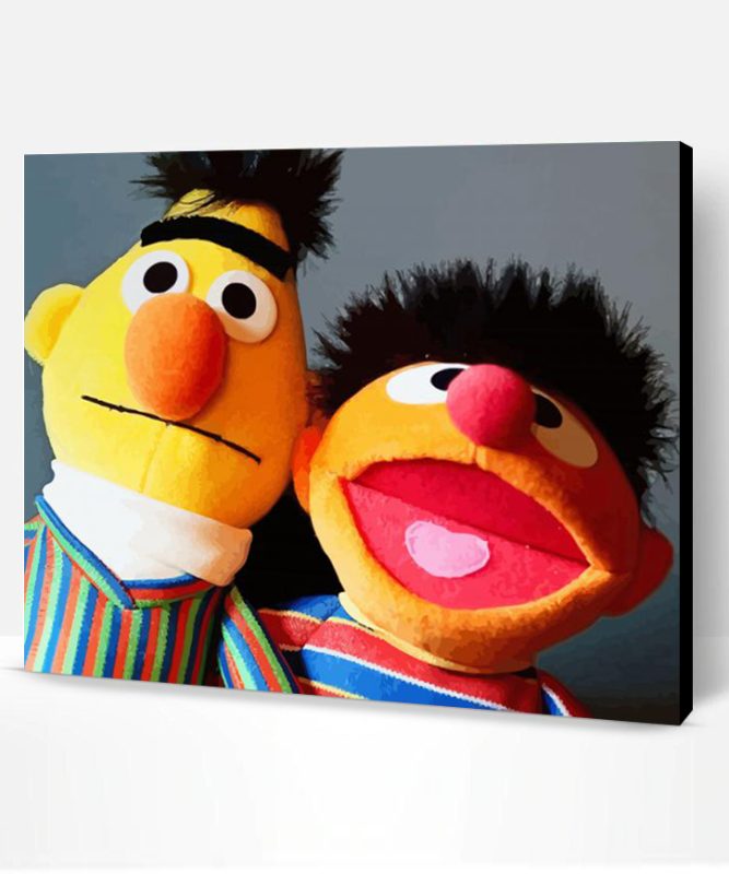 Bert And Ernie Paint By Numbers