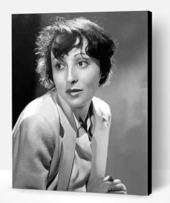 Black And White Luise Rainer Paint By Number