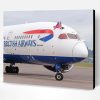 British Airways Plane Paint By Number
