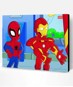 Cartoon Marvel Paint By Number