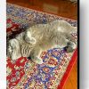 Cat With Oriental Rug Paint By Number