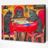 Cats With Ouija Board Paint By Number