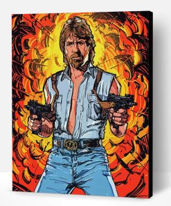 Chuck Norris Art Paint By Number