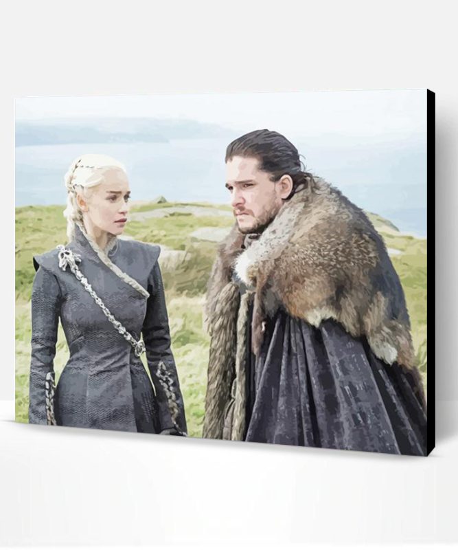Daenerys And Jon Snow Paint By Number