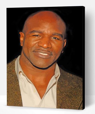 Evander Holyfield Boxer Paint By Number