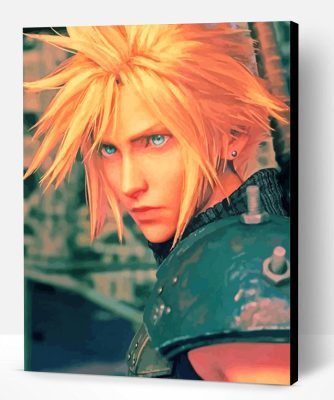 Final Fantasy 7 character Paint By Number