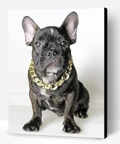 French Bulldog With Collar Paint By Number