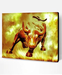 Golden Bull Paint By Number