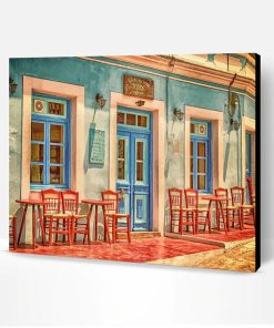 Greece Cafe Paint By Number