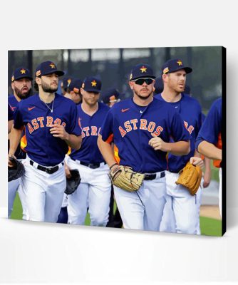 Houston Astros Team Paint By Number