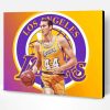 Jerry West Lakers Player Paint By Number