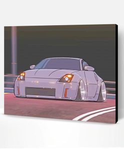 Nissan 350Z Car Art Paint By Number