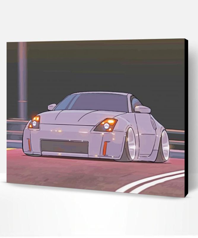 Nissan 350Z Car Art Paint By Number