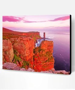 Old Man Of Hoy Sunset Paint By Number