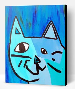Picasso Blue Cat Paint By Number