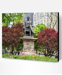 Seward Statue Madison Square Park Paint By Number