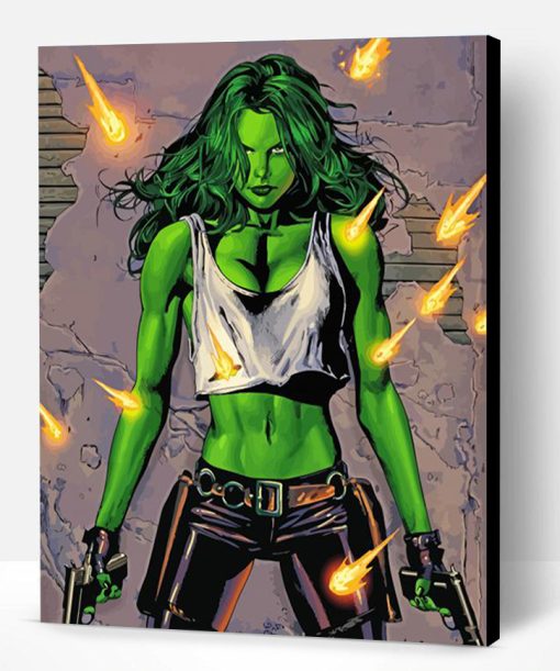 She Hulk Paint By Number