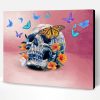 Skulls And Butterflies Paint By Number