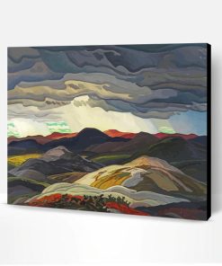 Snow Clouds By Franklin Carmichael Paint By Number