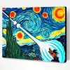 Son Goku Starry Night Paint By Number