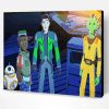 Star Wars Resistance Characters Paint By Number