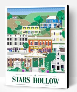 Stars Hollow Connecticut Paint By Number