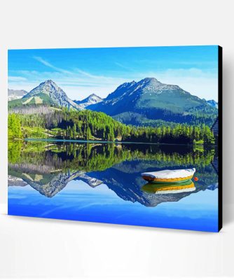 Tatra Mountains Water Reflection Paint By Number