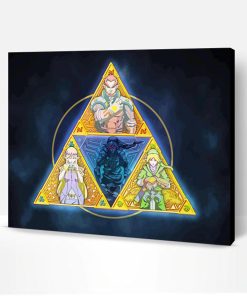 Triforce Legend Of Zelda Paint By Number