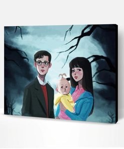 A Series Of Unfortunate Events Art Characters Paint By Number