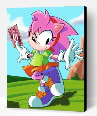 Aesthetic Amy Rose Paint By Number