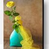 Aesthetic Flowers In Turquoise Vase Paint By Number