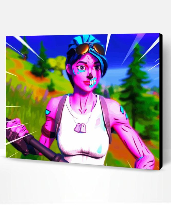 Aesthetic Pink Ghoul Trooper Paint By Number
