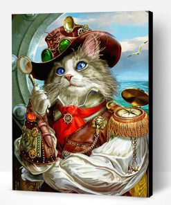 Aesthetic Pirate Cat Paint By Number