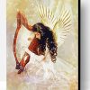 Aesthetic Harpist Angel Paint By Number