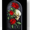Aesthetic Rose Skull Art Paint By Number