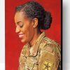 African Woman Military Paint By Number