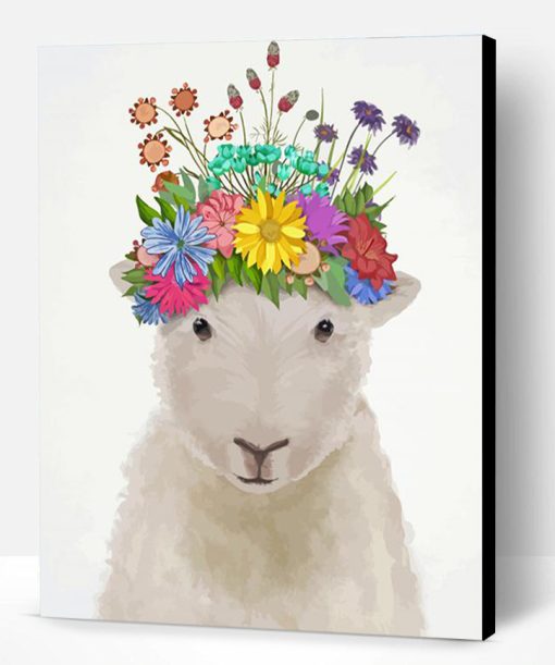 Animals With Flower Crown Paint By Number