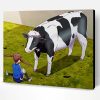 Animated Cow Animal Paint By Numbers